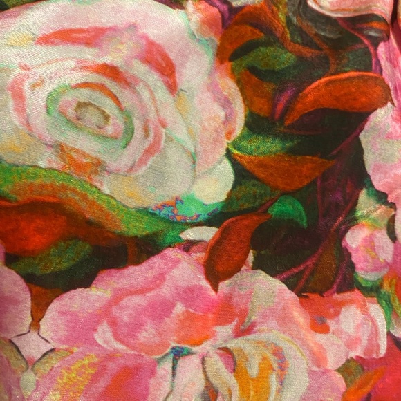 SHAHIDA PARIDES Floral embellished mini dress SILK  M - Picture 13 of 16